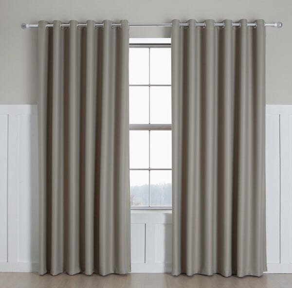 Cortina Blackout Tecido Special Line 280x160 cm - Caqui Lisa - 1