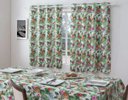 Ver imagem 1 de CORTINA ESTAMPADA ABACAXI 280x120 CM PARA COZINHA