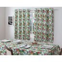 Ver imagem 1 de CORTINA ESTAMPADA ABACAXI 280x120 CM PARA COZINHA
