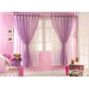 Ver imagem 1 de CORTINA DE VOIL DUALTEX INFANTIL GIULIA MOSTARDA 280x180 CM PARA QUARTO