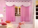 Ver imagem 1 de Cortina de Voil Dualtex Infantil Thaissa 200x180 Cm para Quarto com Fuxico