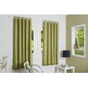 Ver imagem 1 de Cortina Dia A Dia Voil Liso com Blackout Verde Oliva 280x160 cm para Sala, Quarto e Escritório