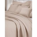 Ver imagem 2 de Colcha de casal castor lisa com porta travesseiros