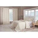 Ver imagem 1 de Colcha de casal cru lisa com porta travesseiros