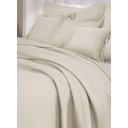 Ver imagem 2 de Colcha de casal cru lisa com porta travesseiros