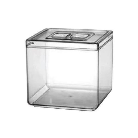 Pote Quadrado Cristal 5 Litros