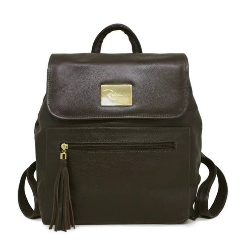 Mochila Feminina de Couro Michele – Marrom Café