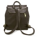 Ver imagem 4 de Mochila Feminina de Couro Michele – Marrom Café