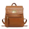 Mochila Feminina de Couro Michele – Caramelo - 1