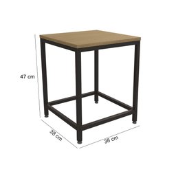 Banco Estilo Industrial LI023 Freijo Preto Kappesberg - 3