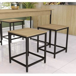 Banco Estilo Industrial LI023 Freijo Preto Kappesberg - 1