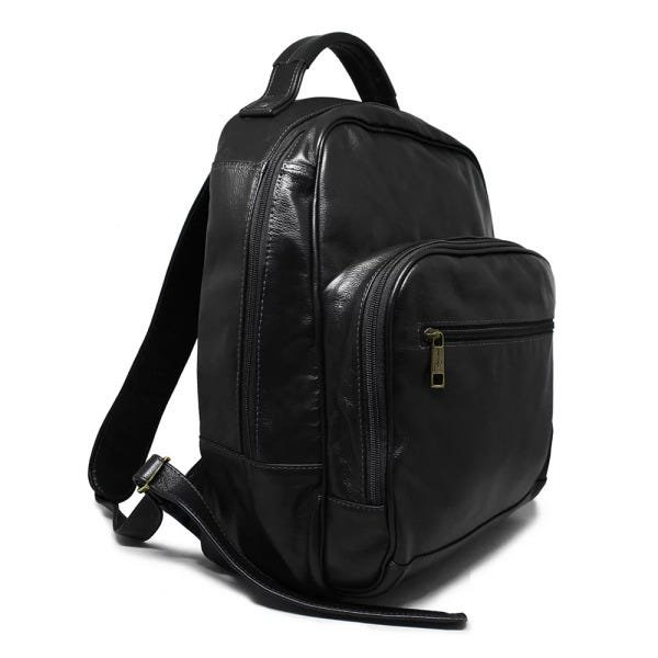 Mochila de Couro Theo – Preto - 2