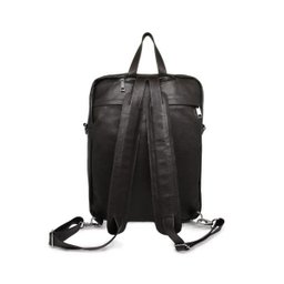 Mochila 3 em 1 de Couro Trinity – Marrom Café - Tam: Grande - 7