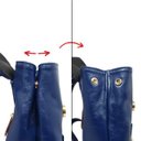 Ver imagem 5 de Mochila Feminina de Couro Michele – Azul