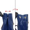 Mochila Feminina de Couro Michele – Azul - 5