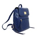 Ver imagem 2 de Mochila Feminina de Couro Michele – Azul