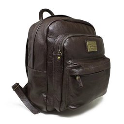 Mochila de Couro Enzo – Marrom Café - tam: Pequeno - 2