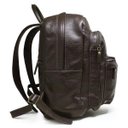 Ver imagem 3 de Mochila de Couro Enzo – Marrom Café - Tam: Pequeno