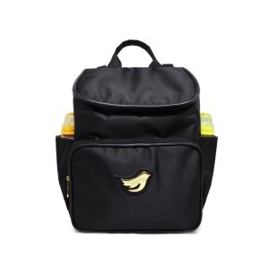 Mochila para bebê sintético modelo Gabriela - Preto