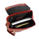 Ver imagem 3 de Mochila de Couro Michele - Vermelho