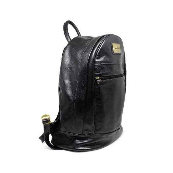 Mochila de Couro Falcon - Preto - 2