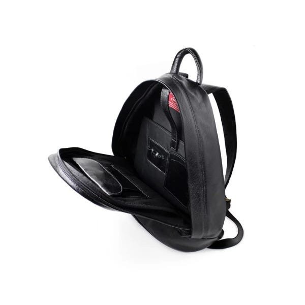 Mochila de Couro Falcon - Preto - 5