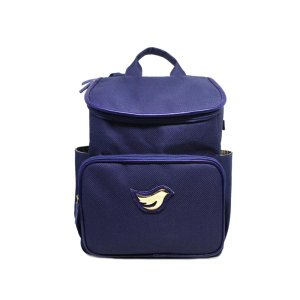 Mochila para Bebê Sintético Gabriela - Azul Marinho