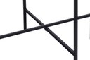 Ver imagem 3 de Mesa de Apoio Bandeja Sofá Cama Redonda 40x40cm Baixa Collie - Preto