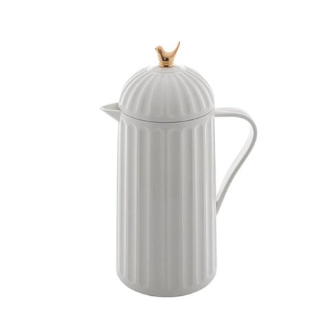 Garrafa Termica Plastico Bird Branca 1l