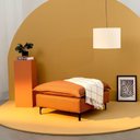Ver imagem 1 de Puff Modular com Pé Metal Sôma CabeCasa MadeiraOriginals