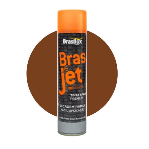 Spray Brasjet Uso Geral:marrom