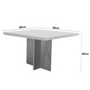 Ver imagem 3 de Mesa de Jantar Olímpia 90cm Mdf Canto Copo e com 4 Cadeiras Athenas