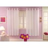 CORTINA DE VOIL COM FORRO DUALTEX INFANTIL TALITA MARFIM 480x270 CM PARA QUARTO - 1