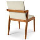 Ver imagem 3 de Cadeira Lis Tecido em Linho Bege