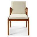 Ver imagem 1 de Cadeira Lis Tecido em Linho Bege