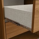 Ver imagem 7 de Guarda Roupa Casal Cayman 100 Mdf 2 Portas Deslizantes com Acabamento Soft 6 Gavetas e Pes em Abs