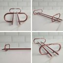 Ver imagem 2 de Kit 6 Organizadores Porta Taças 25cm Suportes para Pendurar Taças Rose Gold