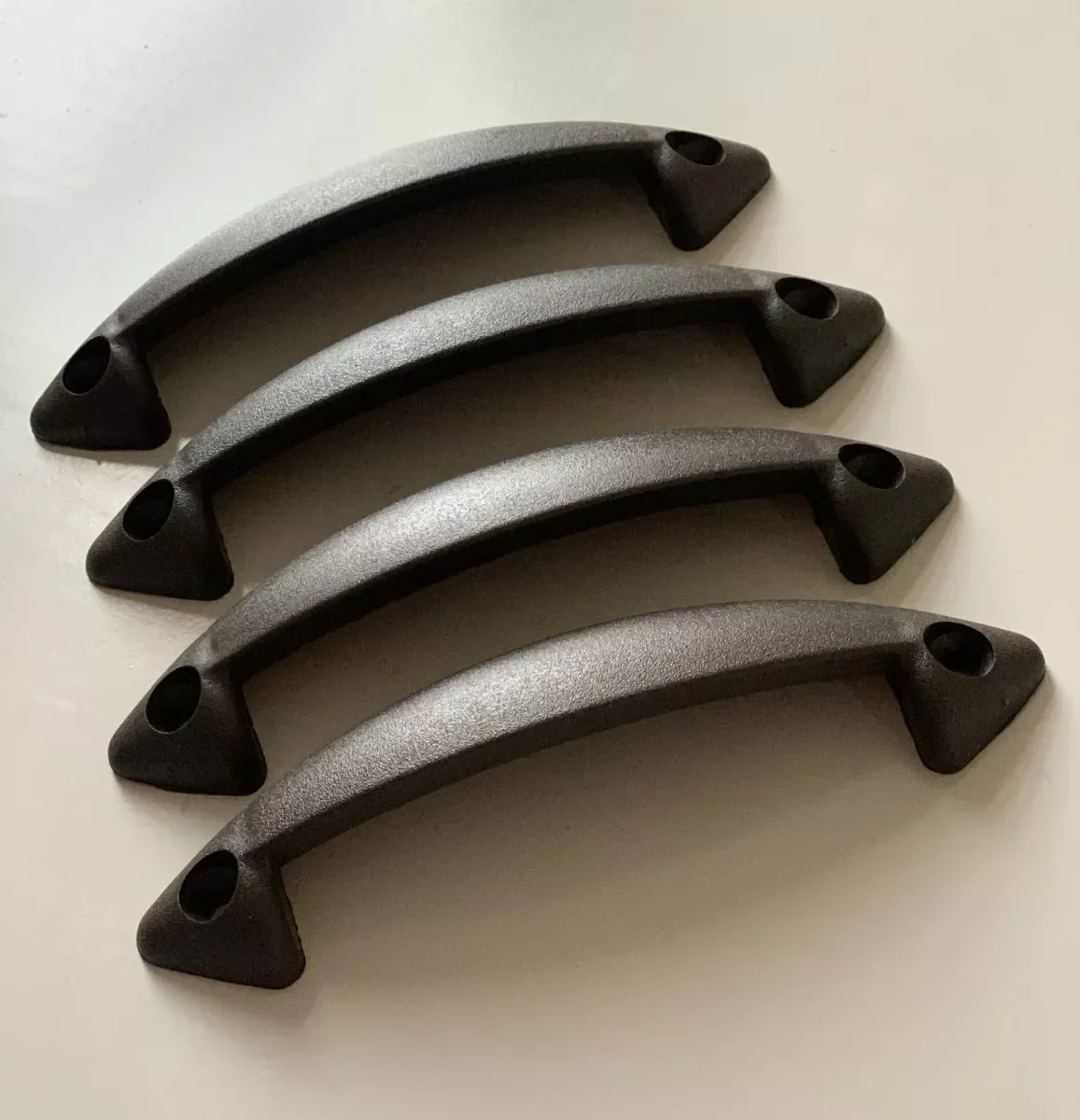 Puxador Cama Box Bau Comoda, Moveis de Madeira em Geral Preto com 15 Unidades com Parafusos - 4