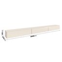 Ver imagem 4 de Rack Suspenso Dior Off White - Edn Moveis