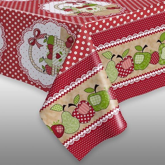 Toalha de Mesa Térmica 1,4 M x 1,5 M 4 Lugares Frutas - 1