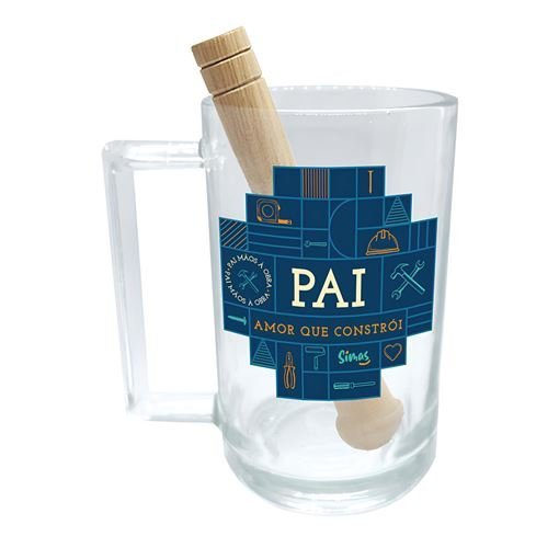 Kit Caipirinha: Caneca, Socador e Tábua - Mãos À Obra - 4