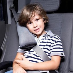 Almofada Para Cinto De Segurança Infantil Cinza Kababy - 1