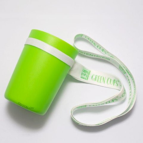 8 Copos Eco Sustentavel 320ml Green Cups