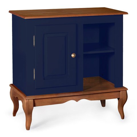 Gabinete para Banheiro 1 Porta 2 Nichos e Pés Luiz Xv Dália 3051