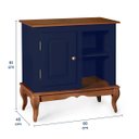 Ver imagem 5 de Gabinete para Banheiro 1 Porta 2 Nichos e Pés Luiz Xv Dália 3051