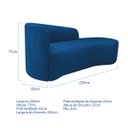 Ver imagem 3 de Kit Divã Recamier Orgânico França 220cm Lado Direito e 2 Poltronas Amore Linho