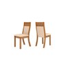 Conjunto de Mesa de Jantar Samy com 6 Cadeiras Roma Imbuia e Off White - 3