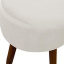 Ver imagem 3 de Puff Decorativo Redondo Pé Palito Herrero Cores Cor:nude Areia