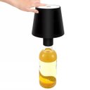 Ver imagem 1 de Luminaria Abajur De Garrafa Led Recarregavel Usb Touch Portatil Iluminaçao Ajustavel Decoraçao Mesa