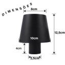 Ver imagem 4 de Luminaria Abajur De Garrafa Led Recarregavel Usb Touch Portatil Iluminaçao Ajustavel Decoraçao Mesa